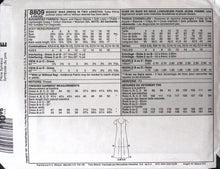 Load image into Gallery viewer, Vintage Sewing Pattern: McCalls 8809