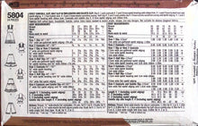 Load image into Gallery viewer, Vintage Sewing Pattern: Simplicity 5804