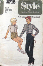 Load image into Gallery viewer, Vintage Sewing Pattern: Style 2718
