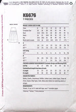 Load image into Gallery viewer, Sewing Pattern: New Look K6676