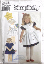Load image into Gallery viewer, Vintage Sewing Pattern: Simplicity 9638