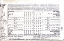 Load image into Gallery viewer, Vintage Sewing Pattern: Simplicity 7490