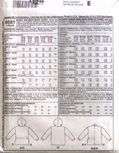 Load image into Gallery viewer, Vintage Sewing Pattern: McCalls 9581