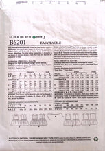 Load image into Gallery viewer, Sewing Pattern: Butterick B6201