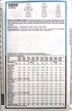 Load image into Gallery viewer, Vintage Sewing Pattern: Style 3600