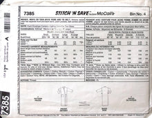 Load image into Gallery viewer, Vintage Sewing Pattern: McCalls 7385