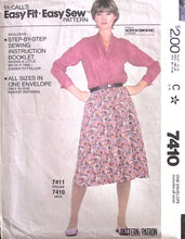 Load image into Gallery viewer, Vintage Sewing Pattern: McCalls 7410