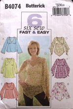 Load image into Gallery viewer, Sewing Pattern: Butterick B4074