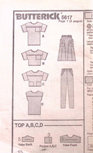 Load image into Gallery viewer, Vintage Sewing Pattern: Butterick 5617