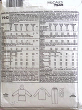 Load image into Gallery viewer, Vintage Sewing Pattern: McCalls 7942