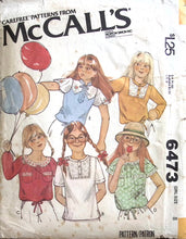 Load image into Gallery viewer, Vintage Sewing Pattern: McCalls 6473