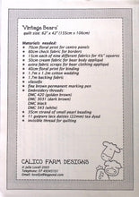 Load image into Gallery viewer, Quilt Sewing Pattern: Calico Farm Designs