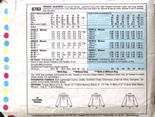 Load image into Gallery viewer, Vintage Sewing Pattern: McCalls 6763