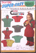 Load image into Gallery viewer, Vintage Sewing Pattern: Burda 5317