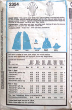 Load image into Gallery viewer, Vintage Sewing Pattern: Style 2354