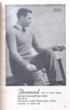 Load image into Gallery viewer, Vintage Knitting Book: Patons No.R.3