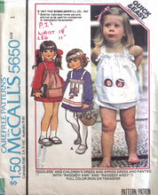 Load image into Gallery viewer, Vintage Sewing Pattern: McCalls 5650