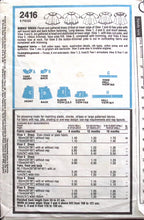 Load image into Gallery viewer, Vintage Sewing Pattern: Style 2416