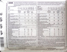 Load image into Gallery viewer, Vintage Sewing Pattern: McCalls 5698