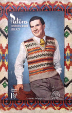 Load image into Gallery viewer, Vintage Knitting Book: Patons No.R.3