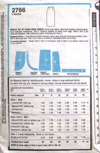 Load image into Gallery viewer, Vintage Sewing Pattern: Style 2766