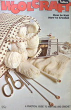 Load image into Gallery viewer, Vintage Knitting & Crochet Book: Woolcraft How to Knit & Crochet.