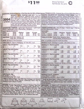 Load image into Gallery viewer, Sewing Pattern: McCalls 3994