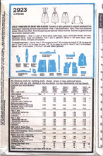 Load image into Gallery viewer, Vintage Sewing Pattern: Style 2923