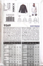 Load image into Gallery viewer, Vintage Sewing Pattern: Vogue 9569