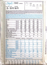 Load image into Gallery viewer, Vintage Sewing Pattern: Style 1343