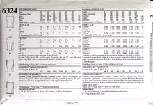 Load image into Gallery viewer, Vintage Sewing Pattern: New Look 6324