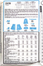Load image into Gallery viewer, Vintage Sewing Pattern: Style 2419