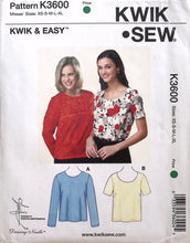 Load image into Gallery viewer, Sewing Pattern: Kwik Sew K3600