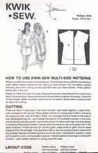 Load image into Gallery viewer, Vintage Sewing Pattern: Kwik Sew 1410