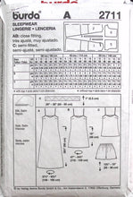 Load image into Gallery viewer, Vintage Sewing Pattern: Burda 2711