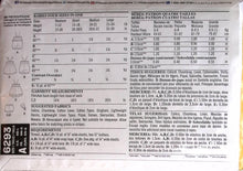 Load image into Gallery viewer, Sewing Pattern: Style 6293