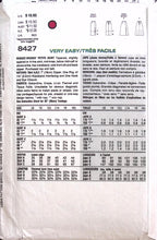 Load image into Gallery viewer, Vintage Sewing Pattern: Vogue 8427