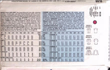 Load image into Gallery viewer, Vintage Sewing Pattern: Vogue 9916