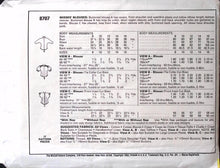 Load image into Gallery viewer, Vintage Sewing Pattern: McCalls 8707