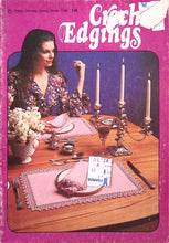 Load image into Gallery viewer, Crochet Edgings: Dinner Mats & Napkins