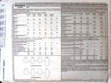 Load image into Gallery viewer, Sewing Pattern: McCalls M4968