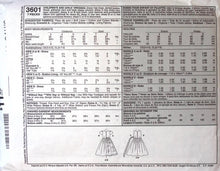 Load image into Gallery viewer, Sewing Pattern: McCalls 3601