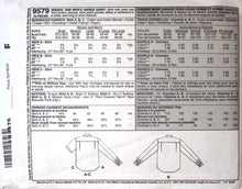 Load image into Gallery viewer, Vintage Sewing Pattern: McCalls 9579