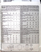 Load image into Gallery viewer, Vintage Sewing Pattern: McCalls 8548