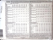Load image into Gallery viewer, Vintage Sewing Pattern: McCalls 6292