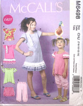 Load image into Gallery viewer, Sewing Pattern: McCalls M6498