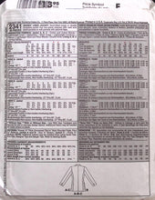 Load image into Gallery viewer, Vintage Sewing Pattern: McCalls 2341