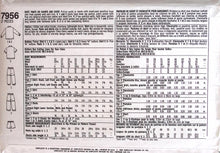 Load image into Gallery viewer, Vintage Sewing Pattern: Simplicity 7956