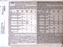 Load image into Gallery viewer, Sewing Pattern: McCalls 3063