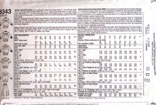 Load image into Gallery viewer, Vintage Sewing Pattern: Simplicity 8343